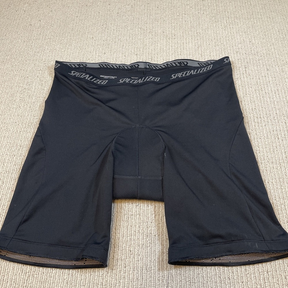 Specialized Padded Cycling Shorts Mens XXL Black Bike Compression